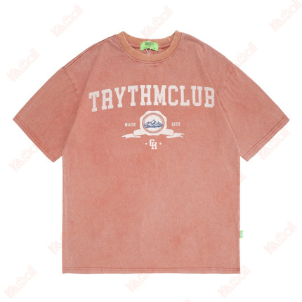 cotton fabric pink t shirt